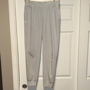 Under Armour Light Gray Performance Joggers